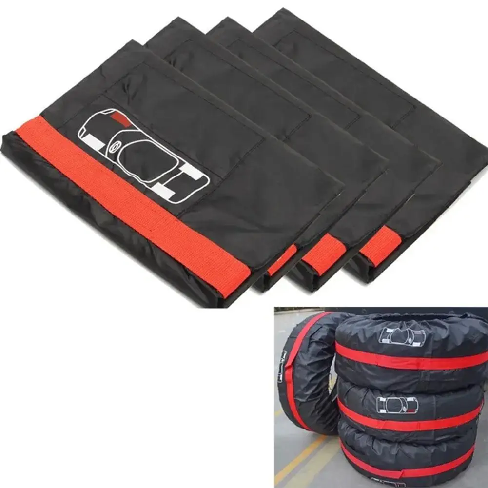 Car Spare Tire Cover Case Nylon Auto Wheel Tires Storage Bags Vehicle Tyre Waterproof Dust-proof Protector Styling Accessroies