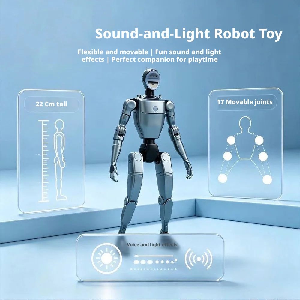 NEW Unitree Humanoid Robot G1 Action Figure Titan Multi-Jointed MovableShapeshift Robot T13 Action Manneguin Desktop Ornament - view 5