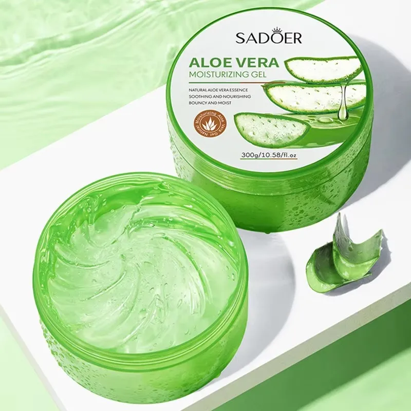 300g SADOER Aloe Vera Gel Creams Moisturizing Brightening Nourishing Firming Hydrating Face Cream Facial Skin Care Products