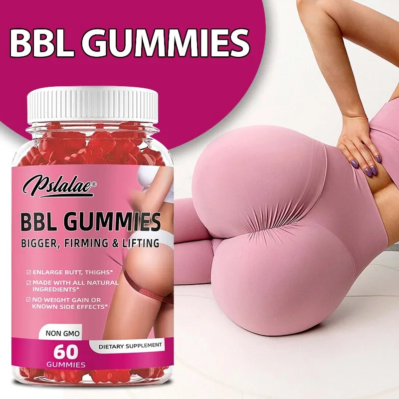 Butt Enhancement Gummies, Support Increases Fullness & Size, Lifts & Firms Sagging Butt, Lifting Sexy Hip Enhancer