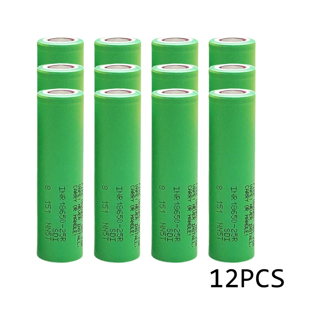 100% Original INR18650 25R 1865 2500Mah 3,7 V 18650 Batterij Lithium-Oplaadbare Batterijen Hoge Stroom Ontlading 20A Power Cell image 3
