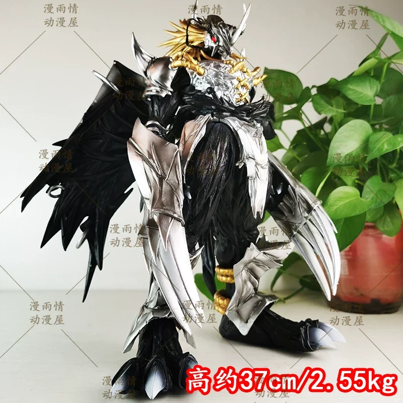 

Digimon Adventure Black War Greymon Anime Figure Statue - 37cm Model, Boys Collection Desktop Decoration Ornament Toy Gift