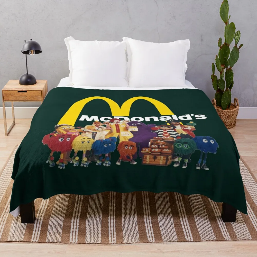 McDonalds Pals 72 Throw Blanket Camping blankets ands Blankets