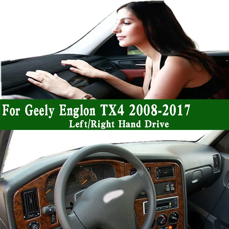 

For Geely Englon TX4 2008-2017 Accessories Dashmat Dashboard Cover Instrument Panel Protective Pad Anti-Dirt Proof Dash Mat