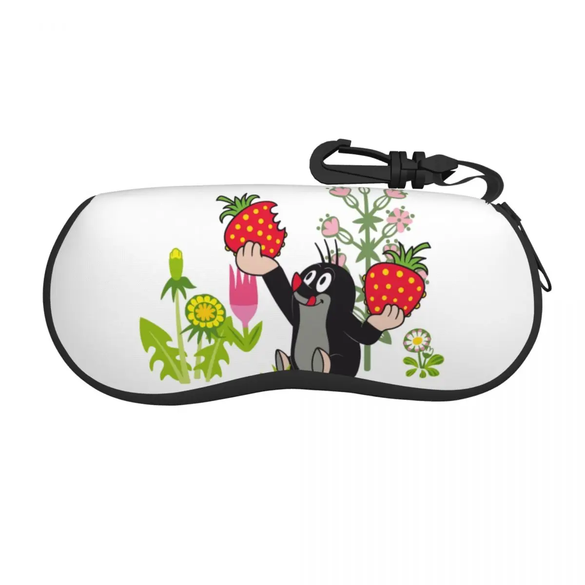 Kawaii Krtek Mole Shell Eyeglasses Protector Cases Fashion Sunglass Case Cartoon Little Maulwurf Glasses Bag