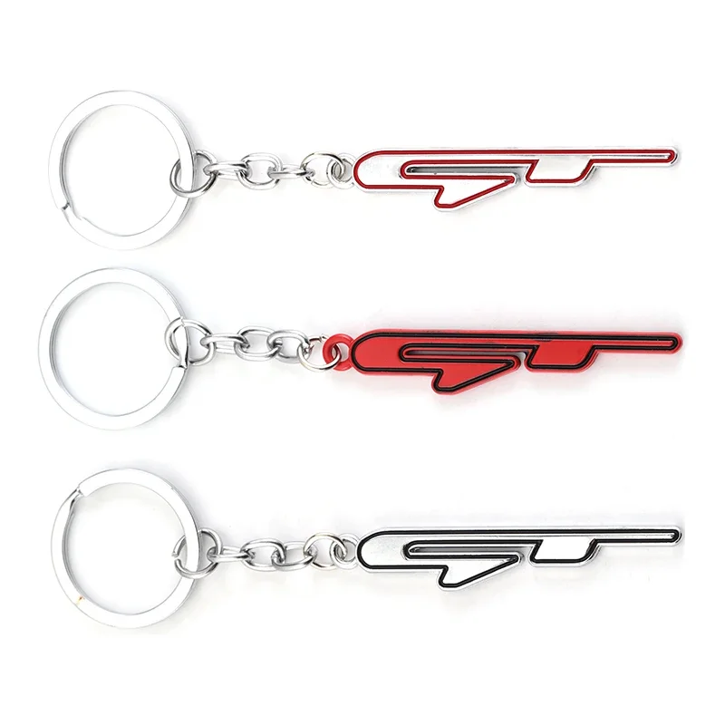 Car Keychain Key Chain GT line Logo Auto Keyring Key Holder For KIA K2 K3 K5 KX3 kX5 RIO Niro Sportage Stinger Sorento Carens