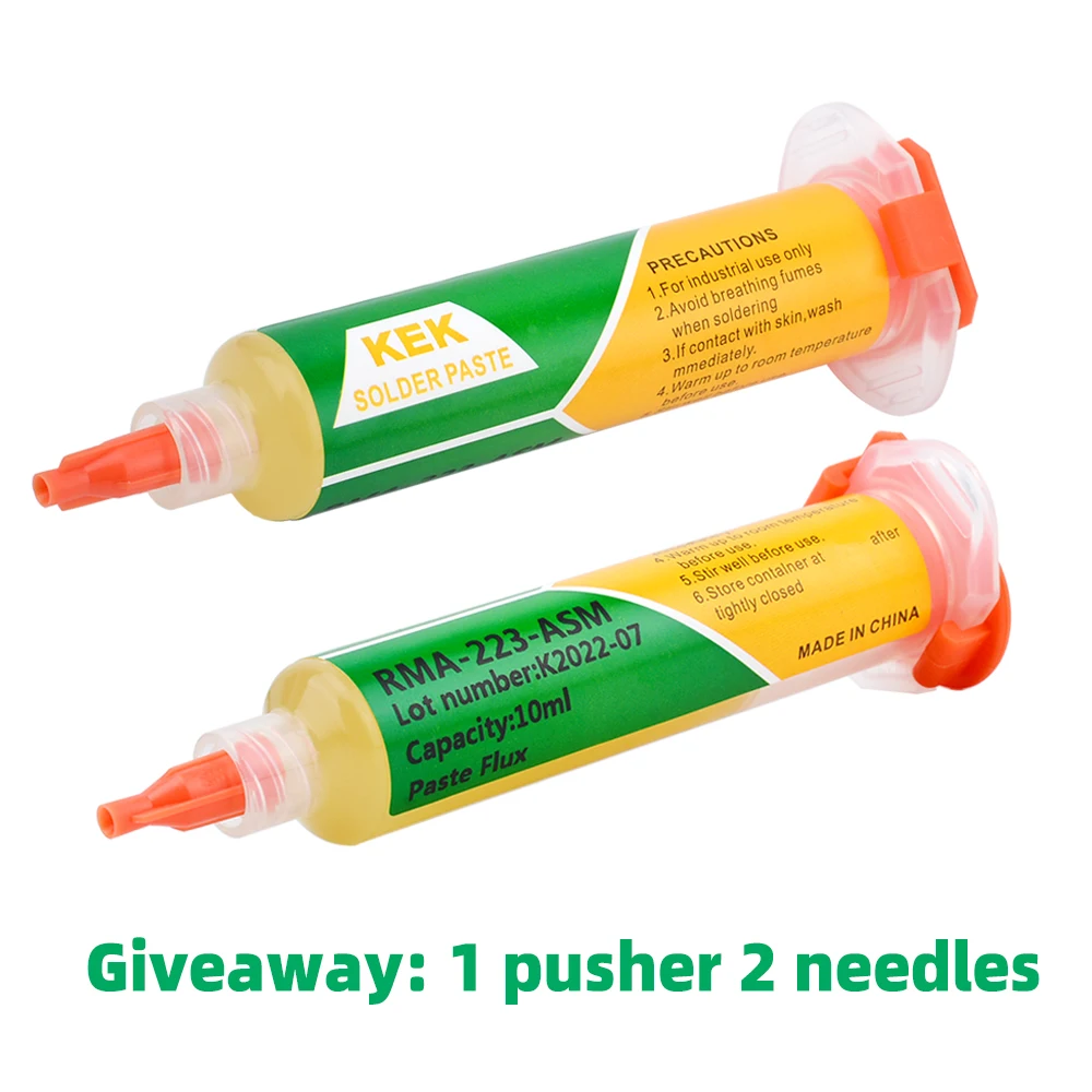 RMA-223-ASM ฮาโลเจนฟรี Rosin Flux,Flux Paste ใช้สำหรับส่วนประกอบ Desoldering,การบำรุงรักษา,Zero Halogen,ไม่มีการรั่วไหล,Protecti