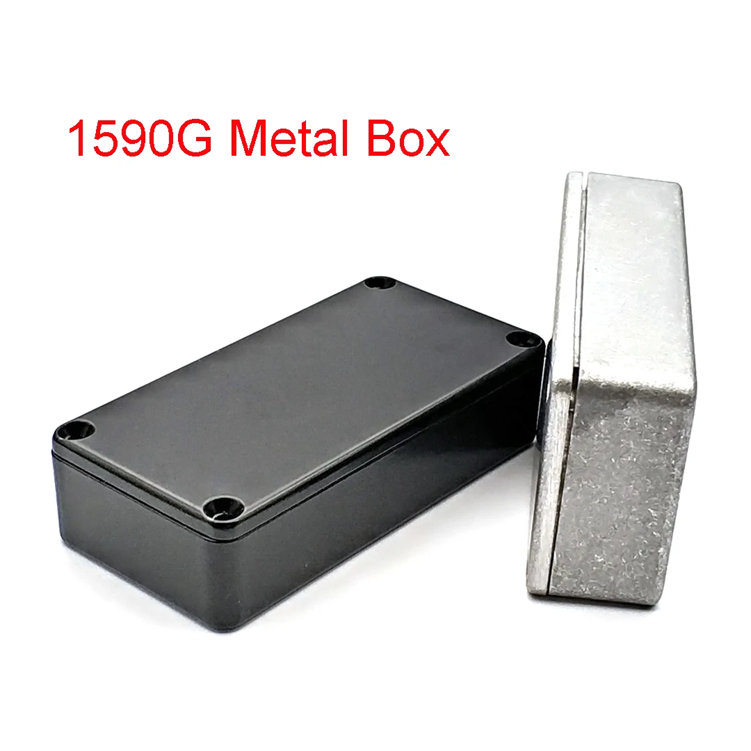 1590G Die-casting Stomp Box Case Aluminum Alloy Enclosure Box Case for Guitar Effect Pedal Music Equipment Attachment 100*50*26