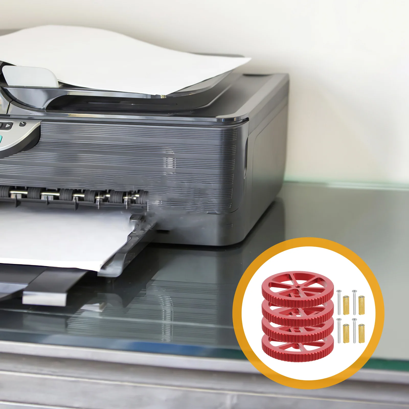 

1Set Hand Twist Leveling Nut Compression Spring Replacement for 3D Printer Hot Bed Light Loading Spring DIY Adjustment Printer