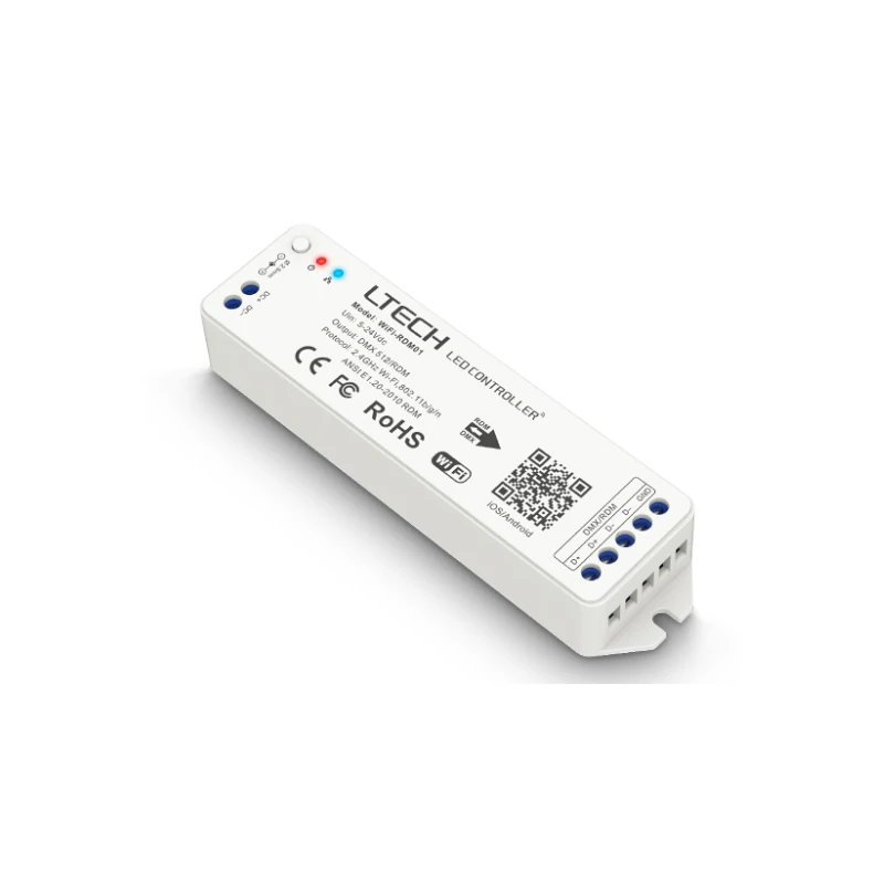 

LTECH New Led DMX Address Editor Controller Setting Module Code RDM WiFi Controller WIFI-RDM Programmer WiFi-RDM01