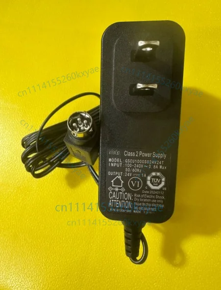 1pcs cash register all-in-one machine 24v1a charging source adapter cable cyeh24-240100c