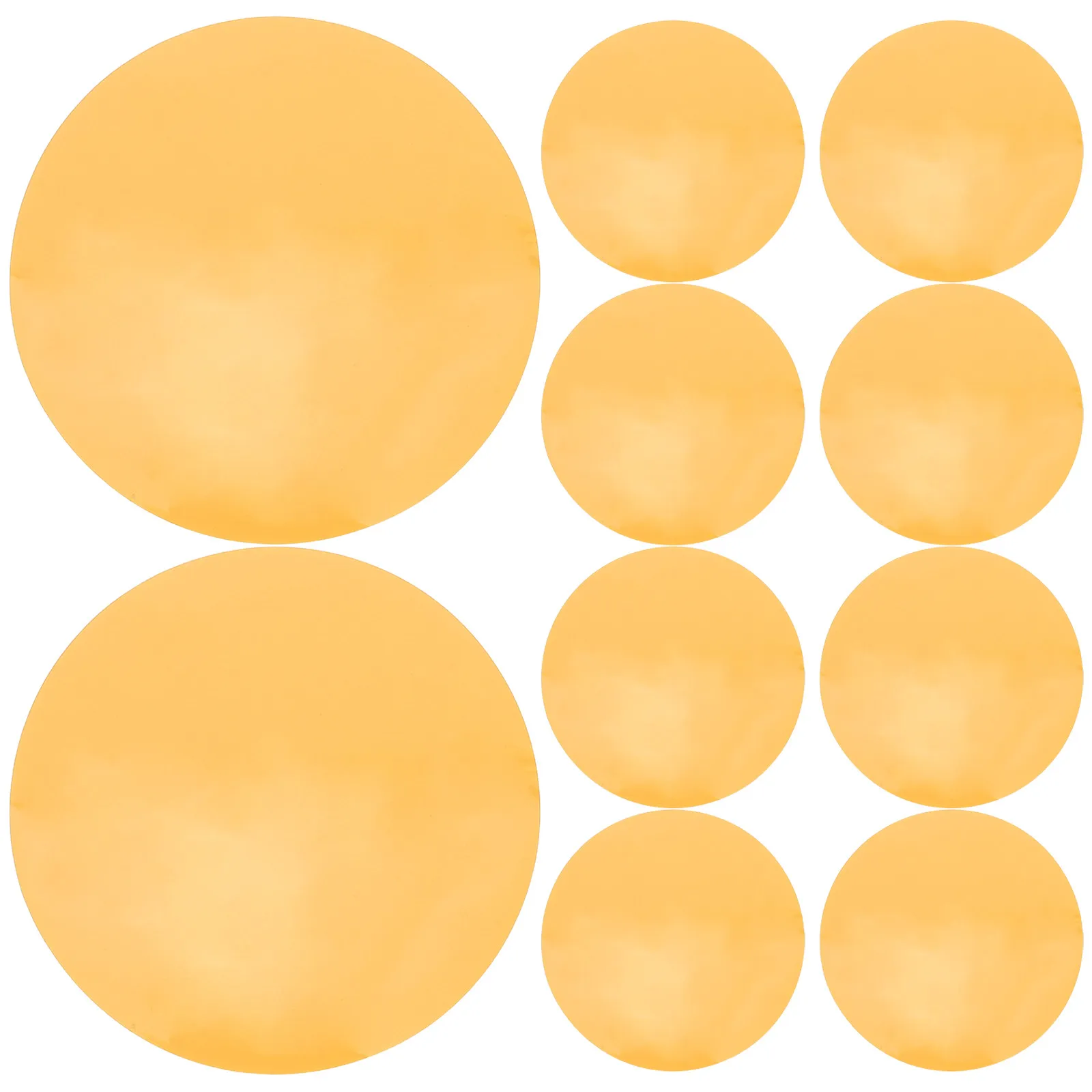 10Pcs Ambient Lighting Diffuser Film Sheets Self-Adhesive Warm Color Filter Plastic Light Correction Gel Stickers for Home