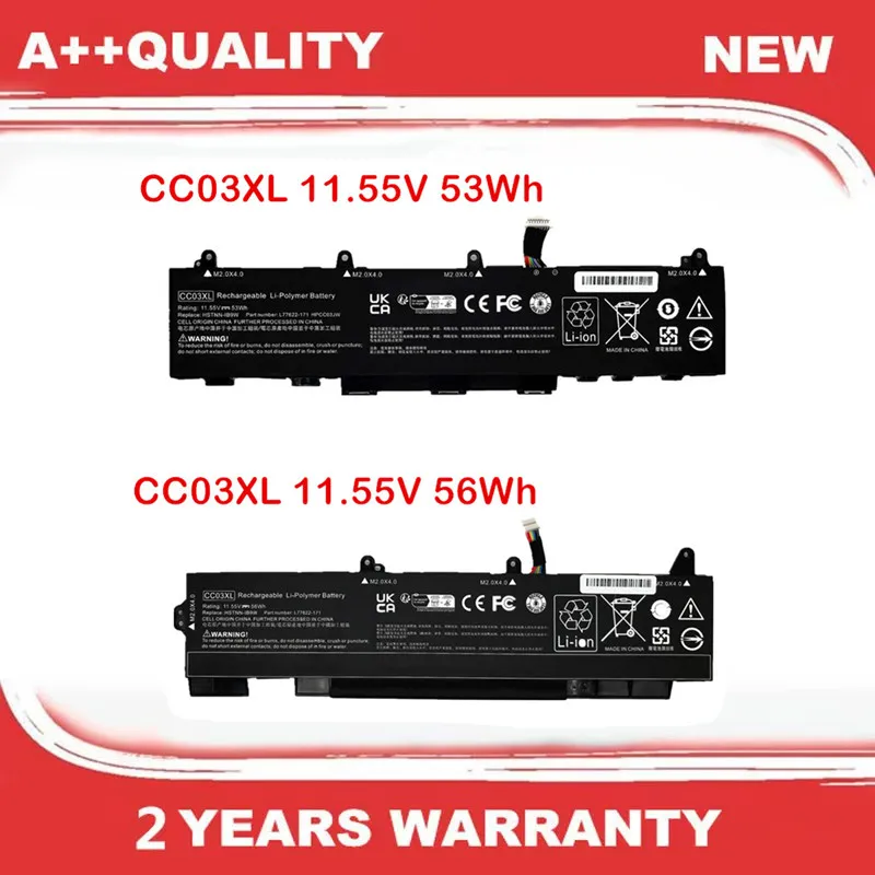 

CC03XL Laptop Battery for HP EliteBook 850 G7 855 G7 850 G8 855 G8 ZBook Firefly 15 G8 15 G7 Series