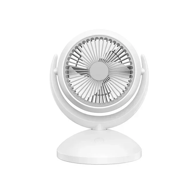 For 2024 New Air Cooling Fan Household Strong Wind Cycling 4 Speed Adjustable 360° Rotation USB Desktop Silent Air Cooling Fan