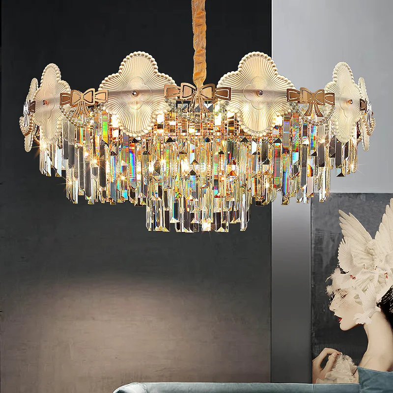 Post-modern chandelier, chandelier, modern simple atmospheric lamp, household dining room lamp