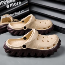 Mens Sandals Summer Outdoor Beach Slippers 2024 New Comfortable Breathable Sandalias Free Shipping Mens Slippers