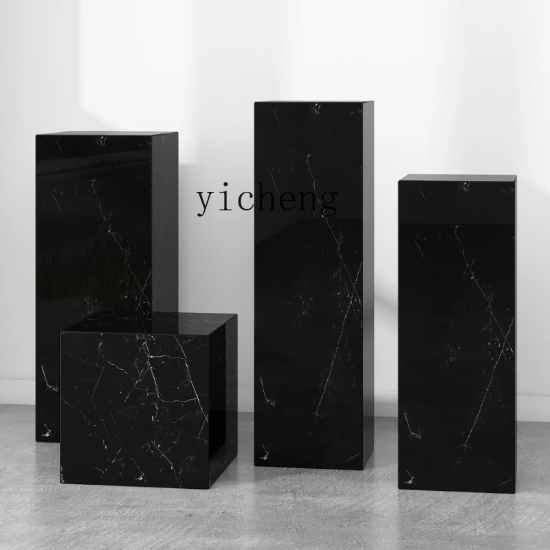 Stoisko wystawowe rzeźba marmurowa ZC centrum handlowe blok kamienia używany jako dekoracja podstawy siedziska
