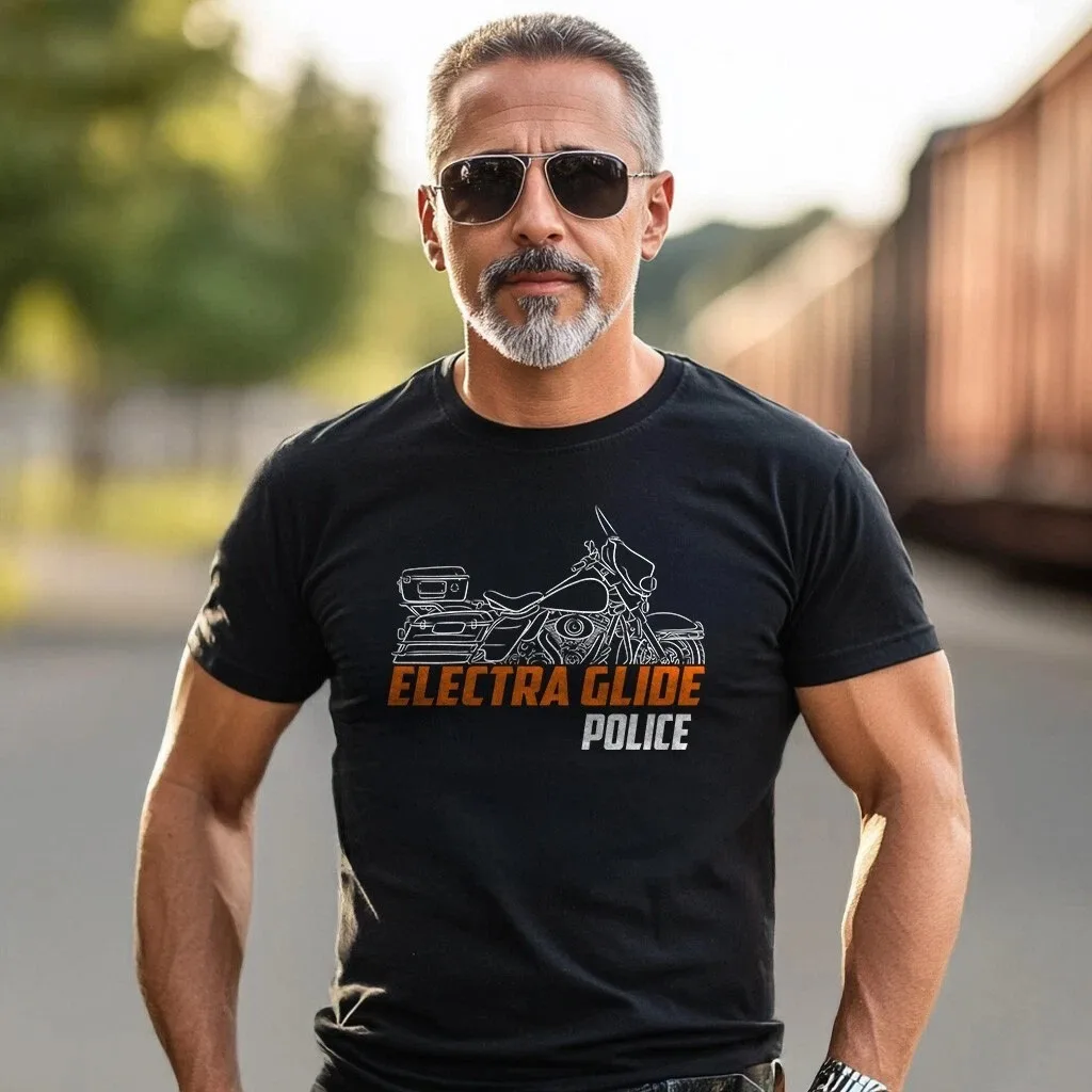 Best Electra Glide Police FLHTP 2007-24 Fans - Motorcycle T-Shirt