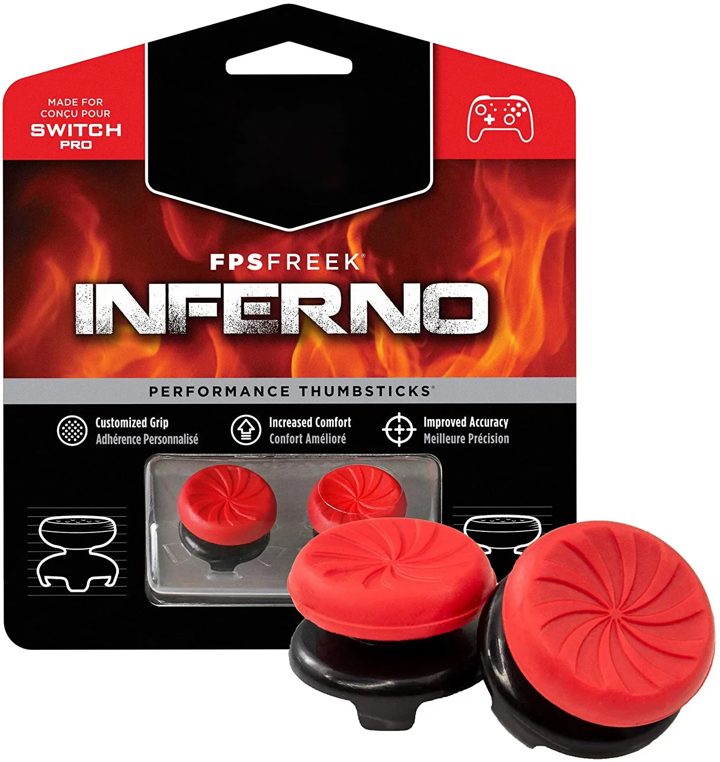 NEUE FPS Freek Galaxy Performance Thumbsticks für Nintendo Switch/PRO Controller Stick Game Tapa de silicona de gran soi