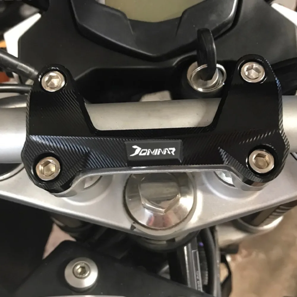

For Bajaj Dominar400 Dominar250 2017 2018 - 2025 Motorcycle Accessories Dominar 400 Dominar 250 Handlebar Risers Top Cover Clamp