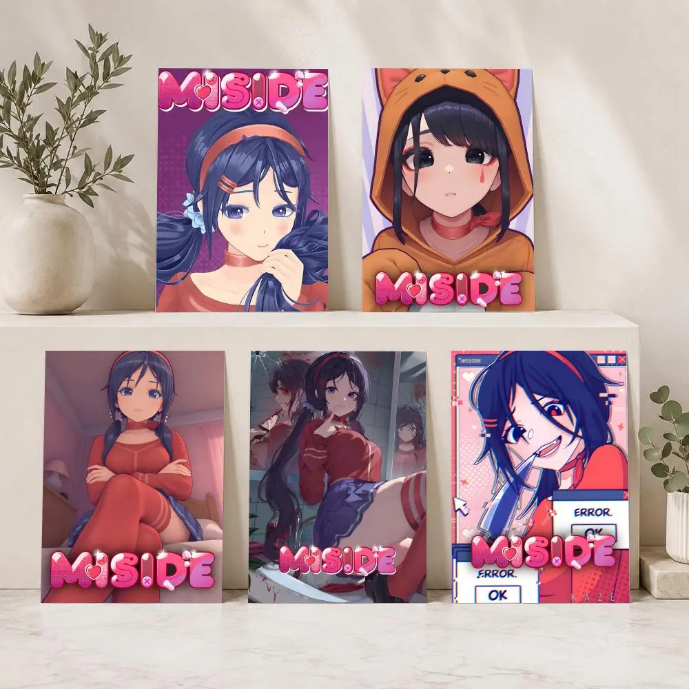 Video Game Anime M-MiSide Painting Calligraphy Canvas Mural For Interior Walls Crease-Free Beautiful For Living Room Bedroom