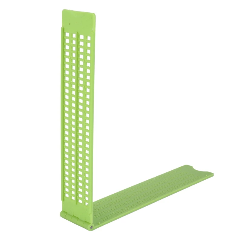 2X 4 ライン 28 セル ブラインド スレート ブラインド ライティング スレート プラスチック ブラインド スレート キット、グリーン (2)