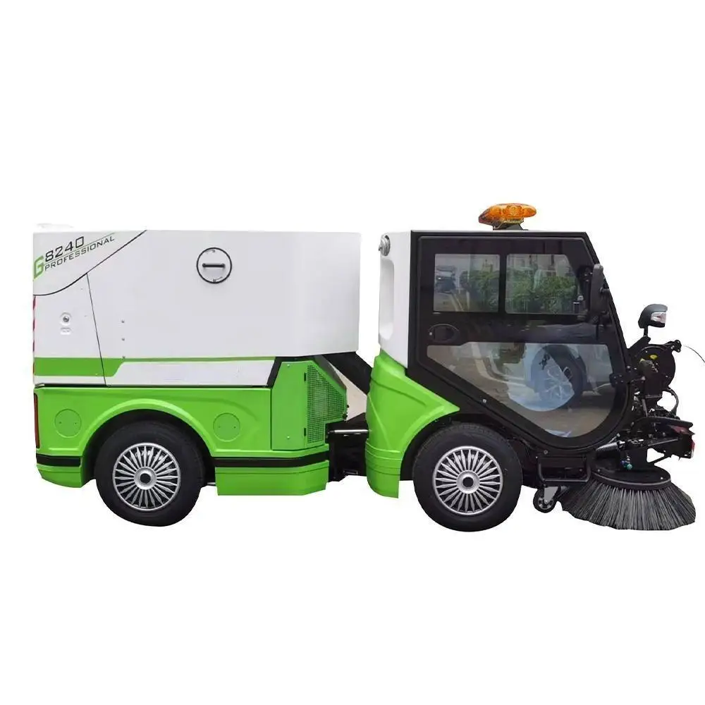 Industrial Road Sweeper Floor Street Vacuum Four Wheel Steering Road Sweeper Cleaning Machine Road Sweeper