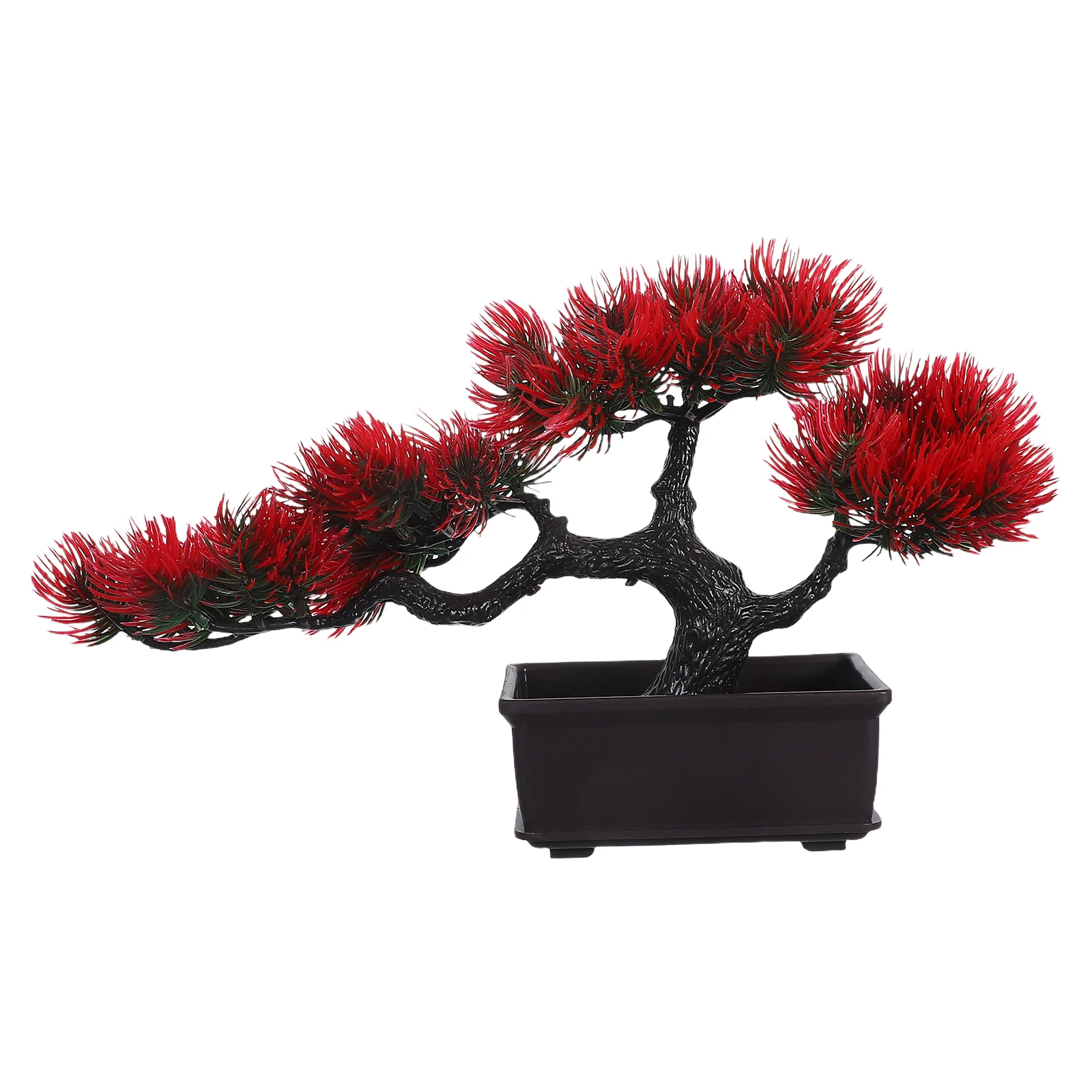 

Artificial Potted Plant Simulated Flowers Faux Decorations Plastic Plants Home Desktop Room Accessories Durable Low