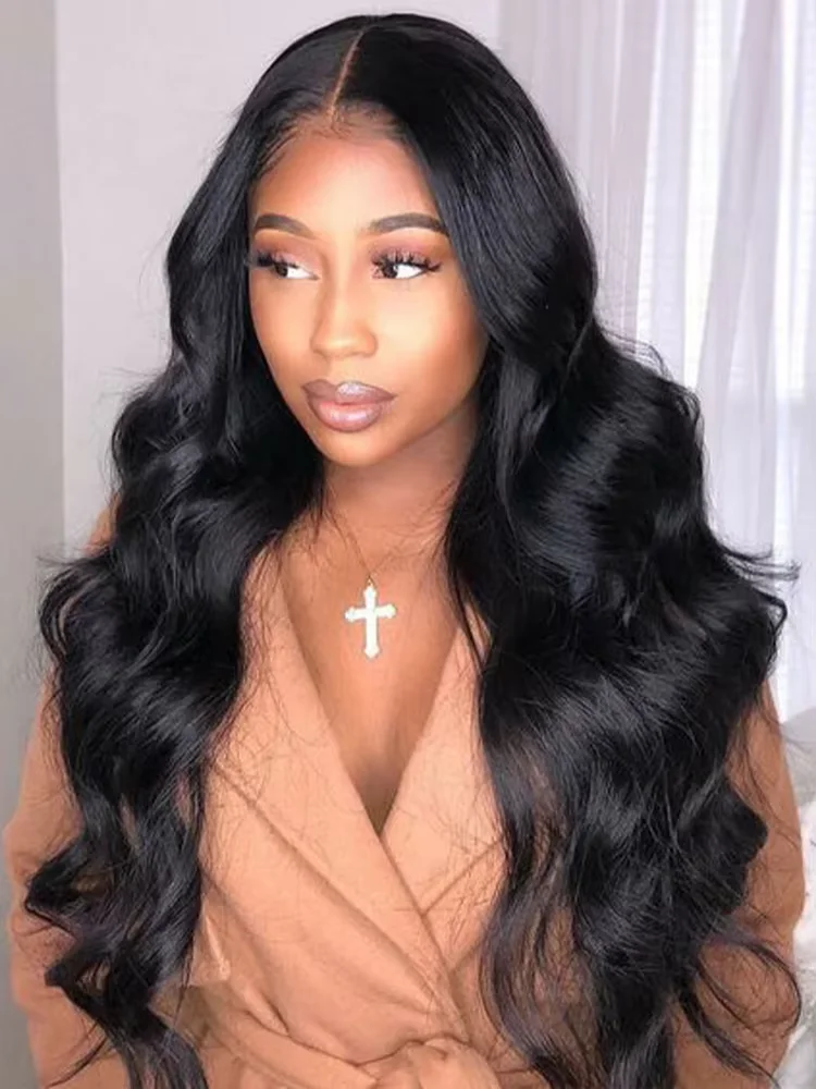 Perruque en cheveux humains U Part V Part Body Wave, densité 200, version améliorée, 30 32 pouces, couleur naturelle, cheveux brésiliens, sans colle, sans besoin de laisser une partie des cheveux