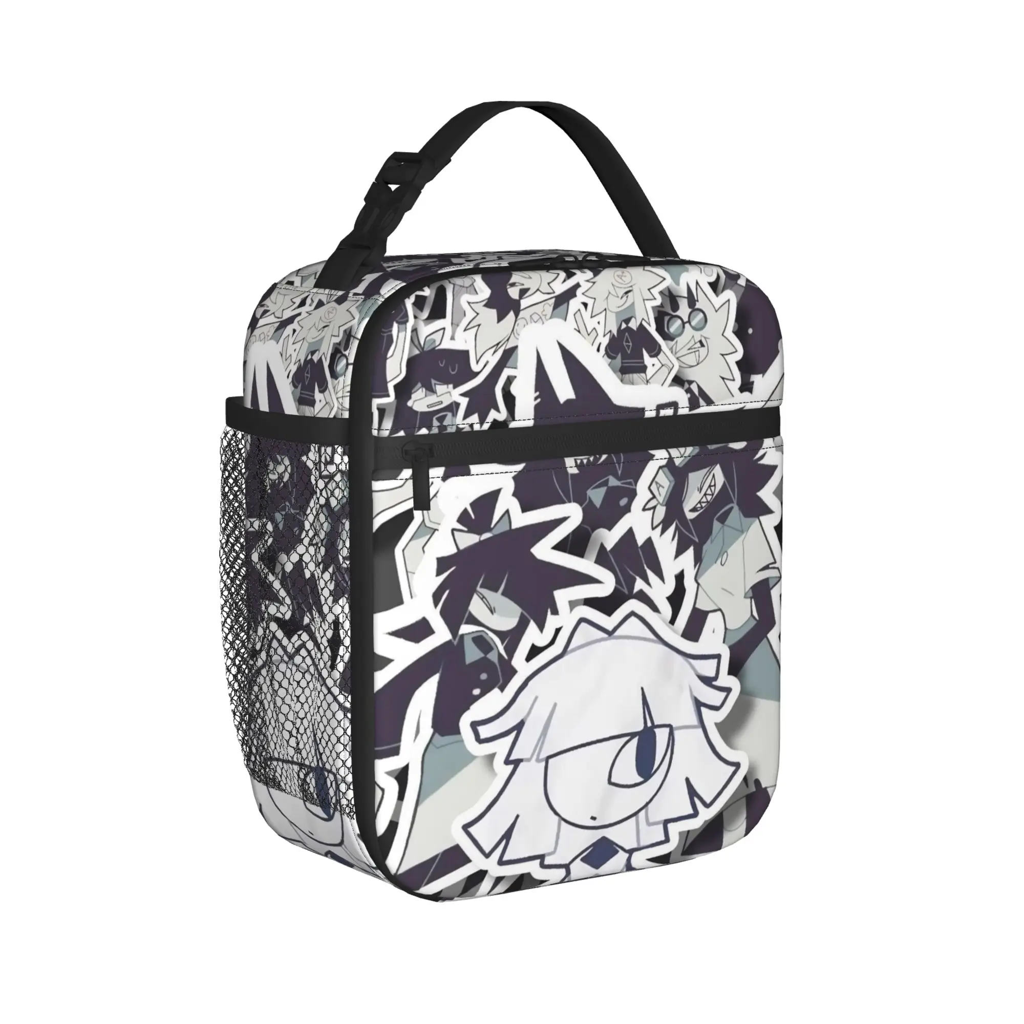 Insulated Lunch Bag Fundamentals Paper Education Anime Accessories  Food Box Y2K Thermal Cooler Bento Box For School