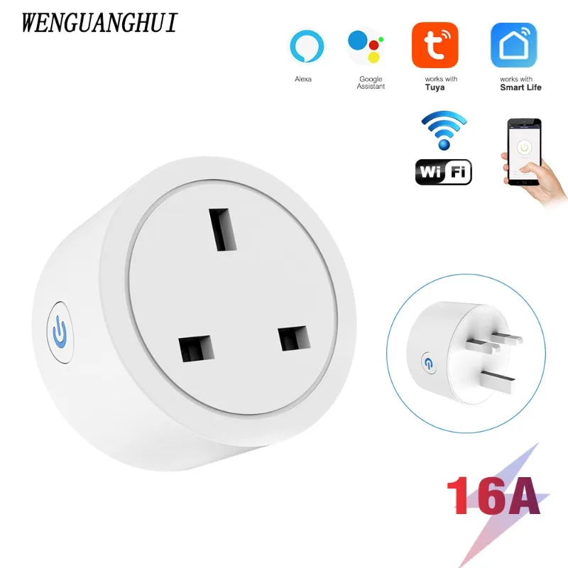 

Умная розетка с Wi-Fi, 16 А, с датчиком мощности