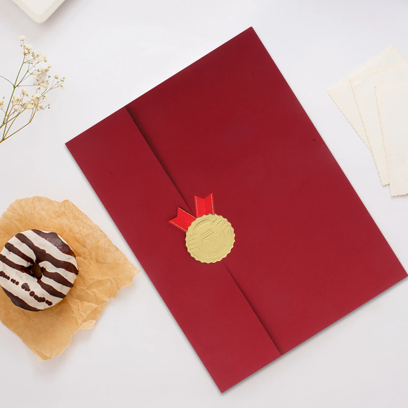 

Tri Fold Graduation Diploma Covers Certificate Holders Elegant Design Wide Applicability Protective Storage Certificate Holders