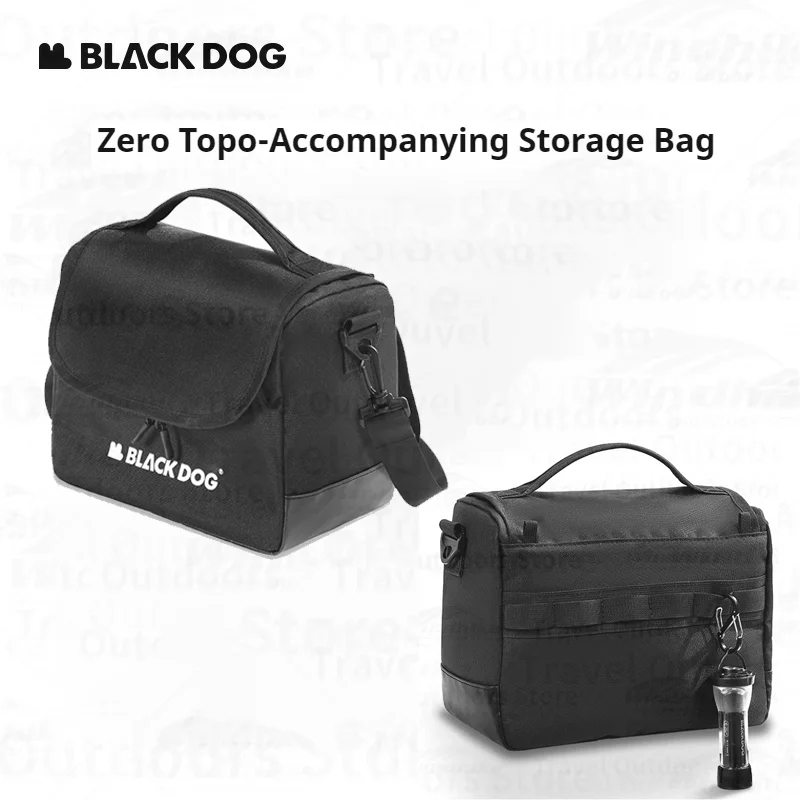 Naturehike BLACKDOG Outdoor Storage Bag Travel Camping Waterproof Bag Layered Storage Portable Washing Bag Ultralight Easy Carry