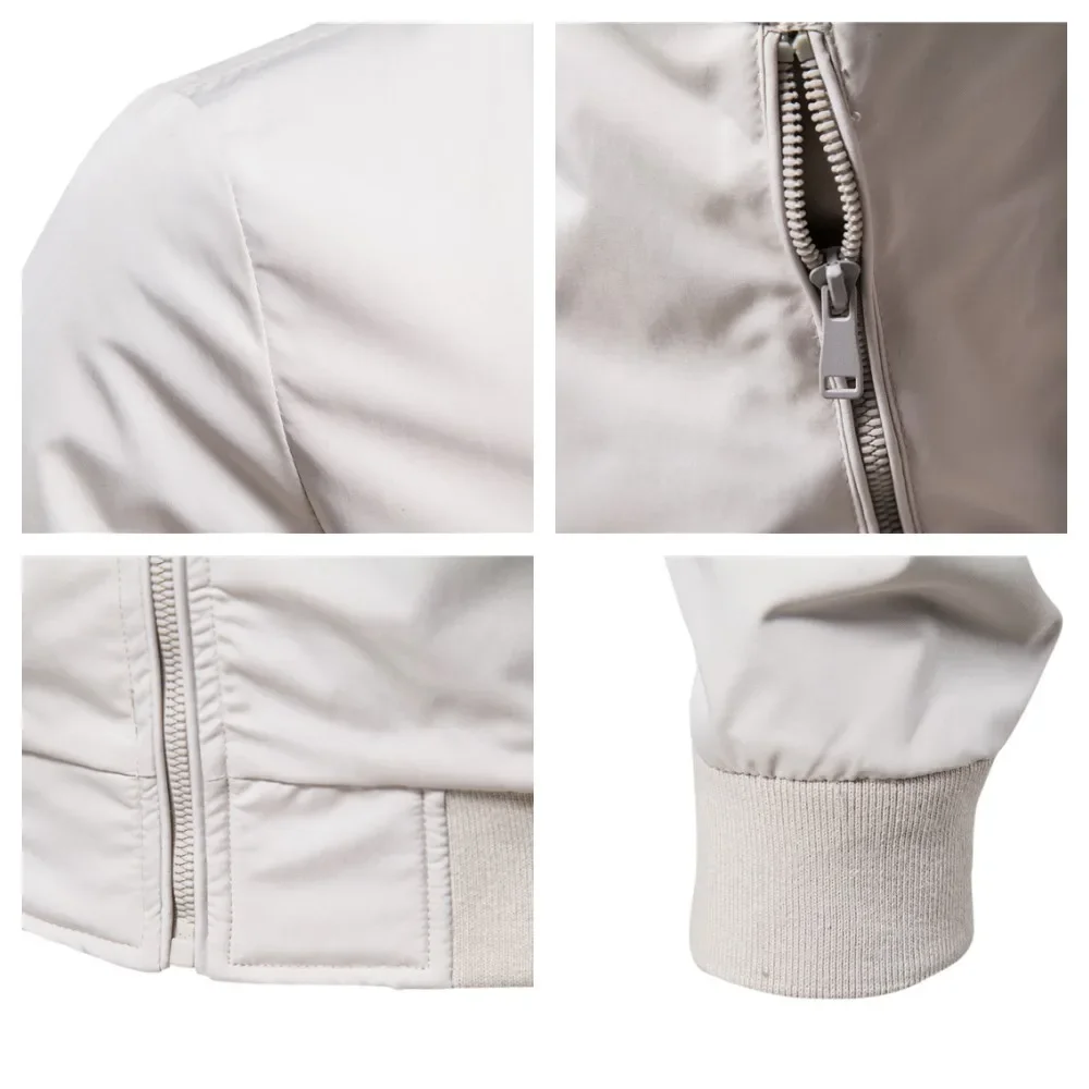 Men Casual Windbreaker Fashion Bomber Jacket Military Army Jackets Male Coat Camping Baseball Jacket Hiking Outwear Man Clothing