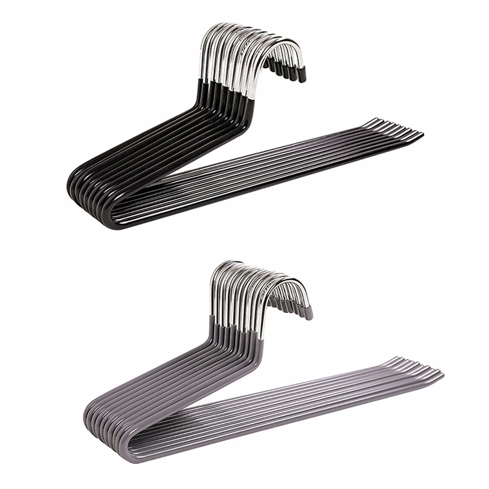 

For Laundry Room Colored Hangers Metal Hangers 18*30*2cm Colorful Hangers For Towels Efficient Closet Organization