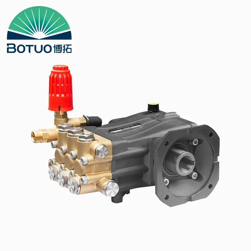 BKK Series 15.5/19.1 L/min 4.1/5.1 GPM 300 Bar Brass Head Triplex Plunger Pump for Spraying and Cleaning Applications