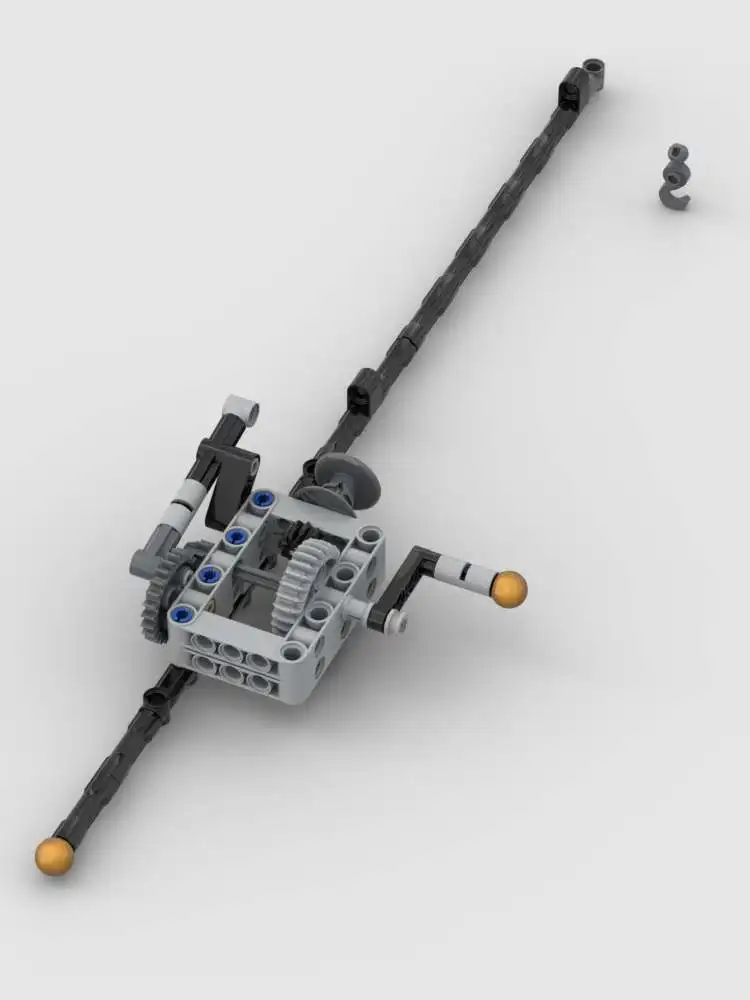 60pcs MOC Building block  FISH FISHING ROD - Fishing, Lozy DIY Toy Assembly, Birthday Gift, Christmas Creative Gift