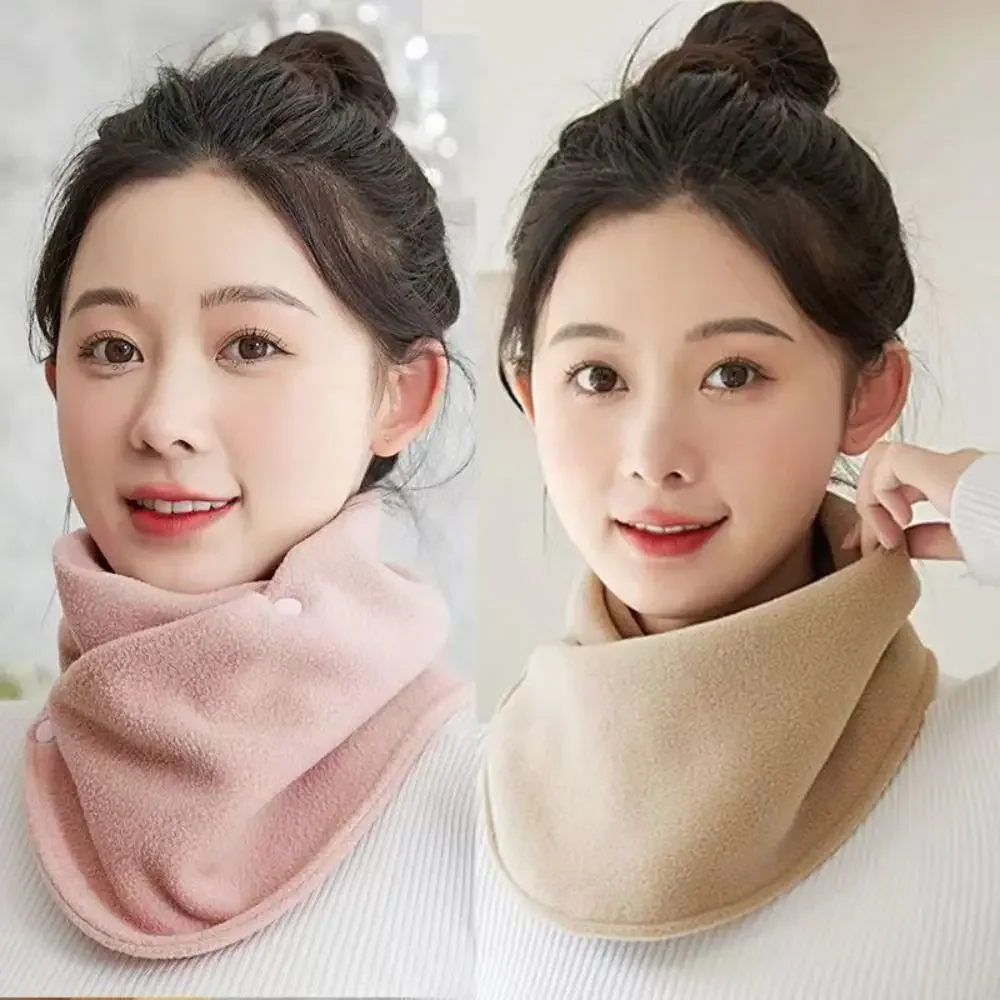 Winter Fleece Women Scarve Soft Warm Neck Cover Plush Cycling Scarf Polar Fleece Neck Scarf Men and Women Thermal Neck Sleeve