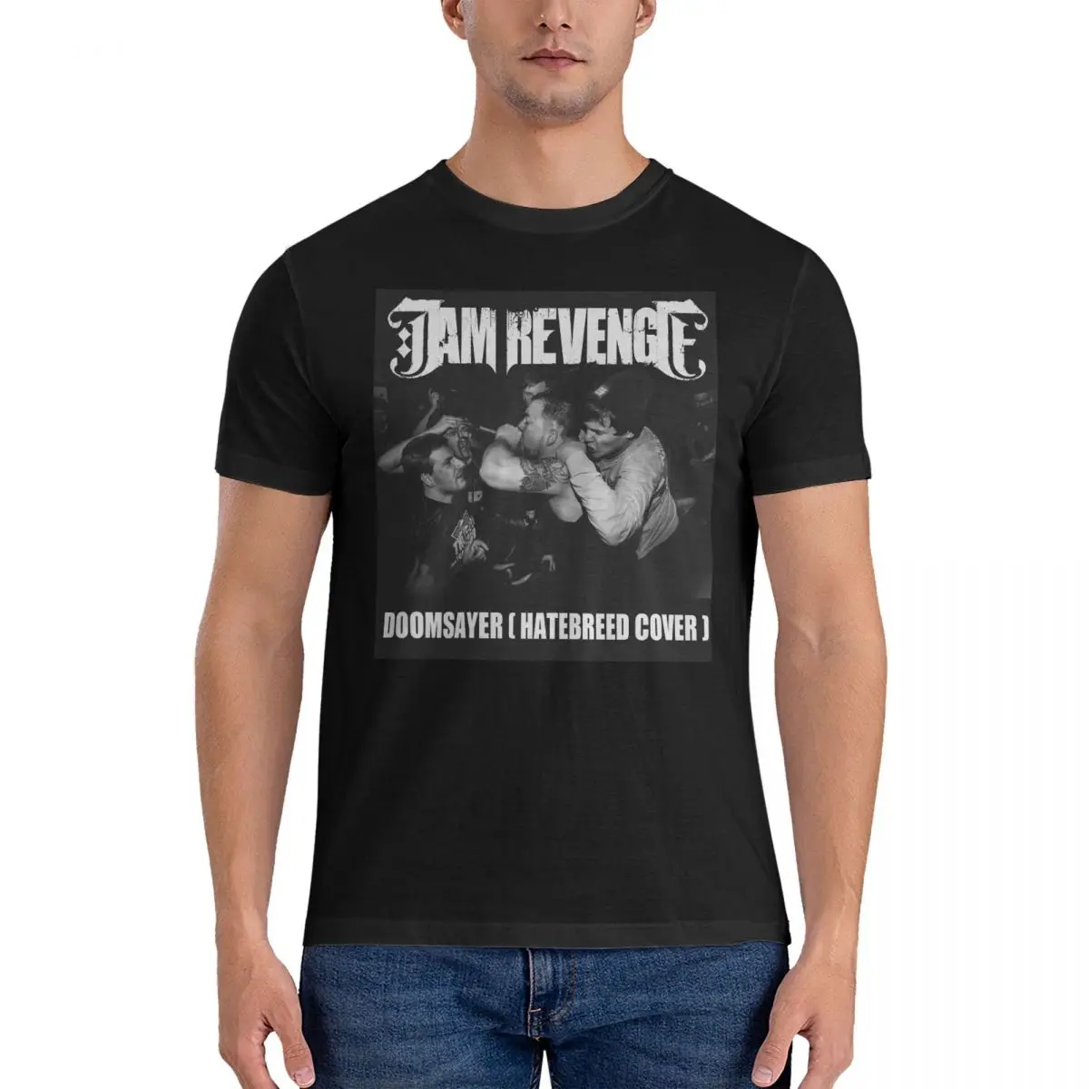 Fun Music Men T Shirts H-Hatebreed Vintage Tees Short Sleeve Crewneck T-Shirt 100% Cotton 4XL 5XL Clothes