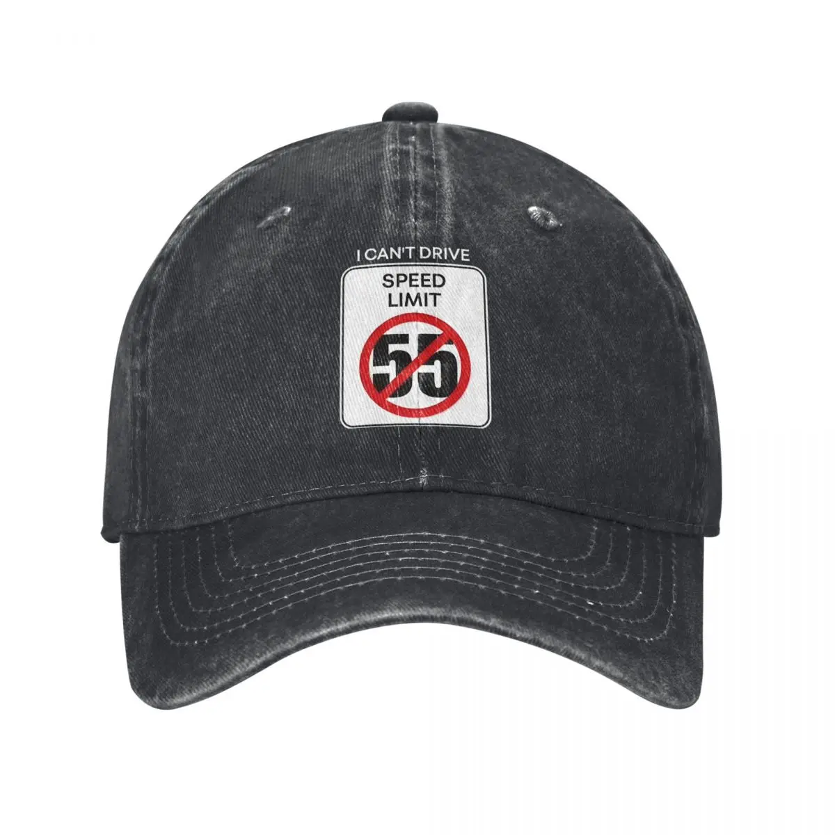 New Sammy Hagar Cant Drive 55 demin Cap Breathable Design Men's Caps Men's Baseball Cap