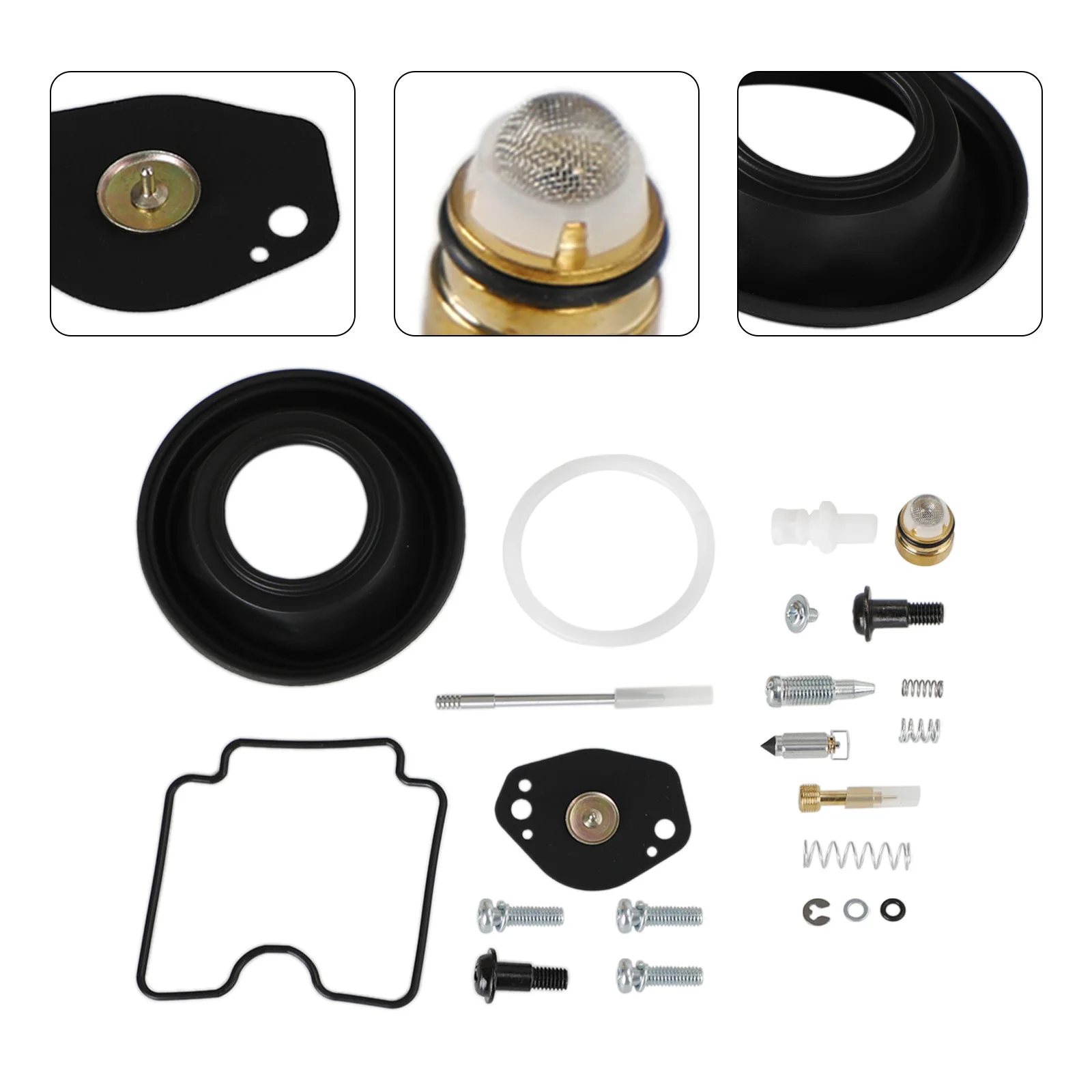 Artudatech Carburetor Rebuild Repair Kit fit for Suzuki DRZ400 DRZ400E DRZ400S DRZ400SM