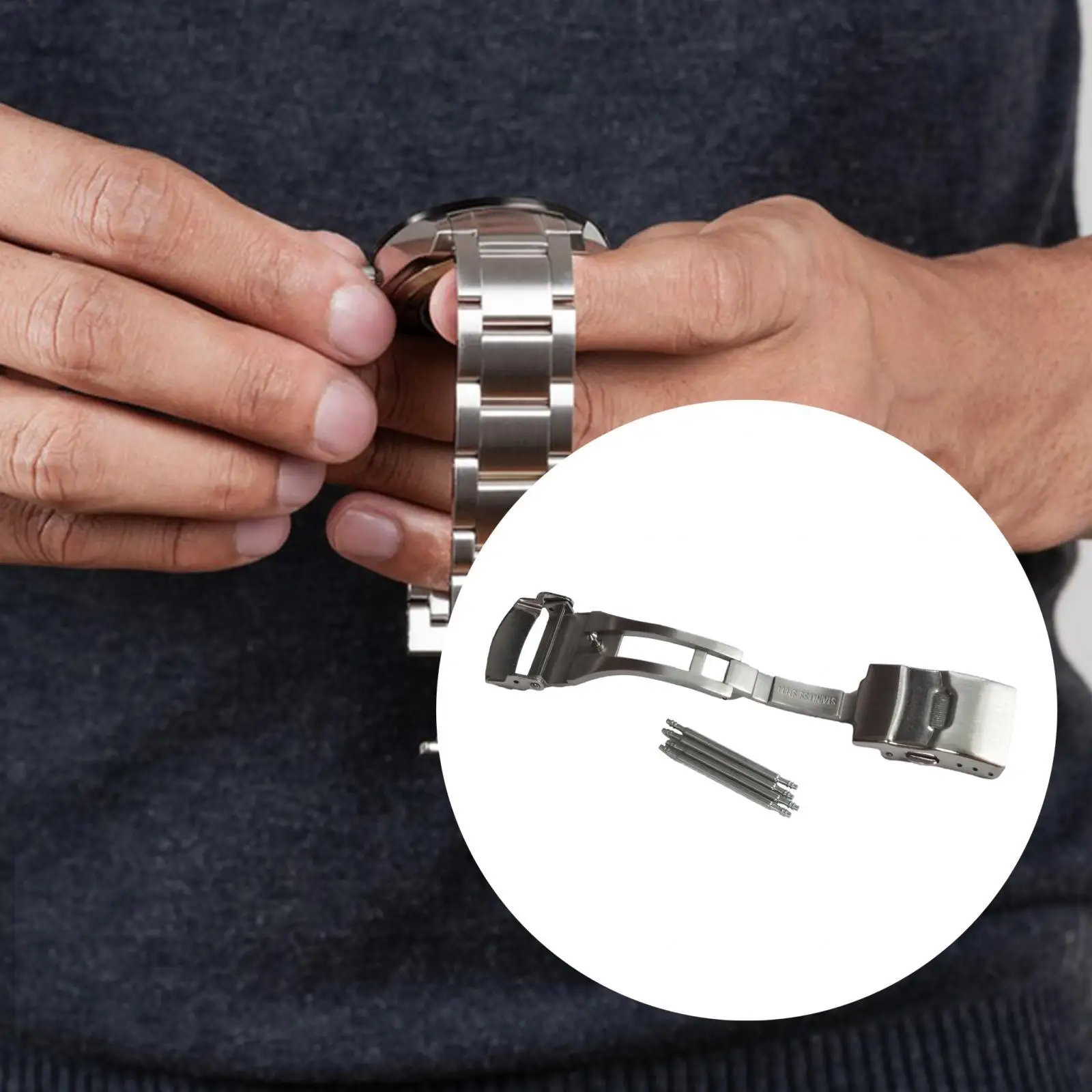 Watch Bands Buckle Accessories Diving Diver Buckles Watch Buckle