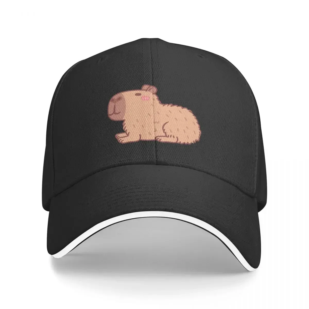 Cute Resting Capybara Baseball Cap Custom Cap Fishing cap Girl'S Hats Men's