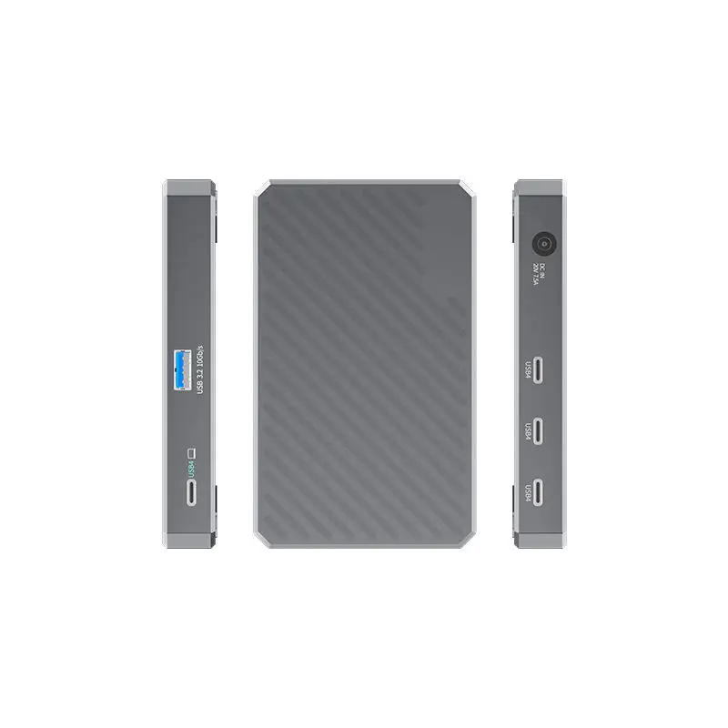 Концентратор 5-в-1 Usb 4.0 с ультрафункциями, 40 Гбит/с, быстрая скорость подключения к ПК для ноутбуков, ноутбуков, концентратор типа C, USB-док-станция