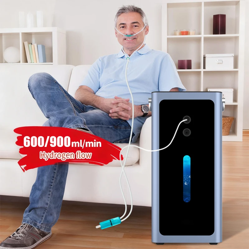Hydrogen Inhaler 99.99% Purity 900ML Hydrogen Inhalation Machine Home Wellness H2 Therapy Device Water purifier Ionizer