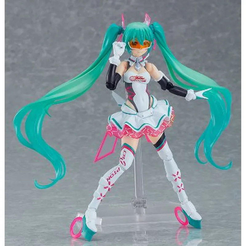 GSC Original FIGMA SP-138 Racing Miku 2021 145mm Anime figuras de acción juguetes para niños regalo de Navidad adornos de modelos coleccionables