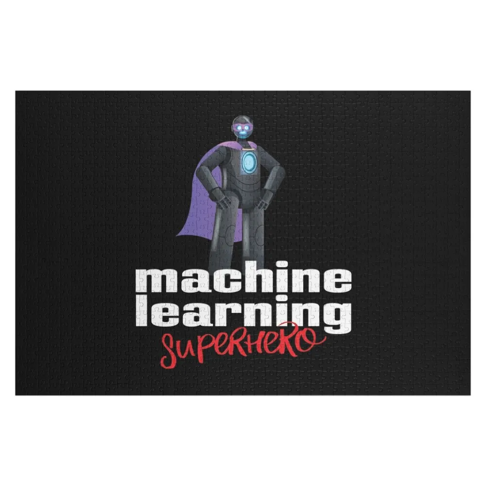 Machine Learning Superhero Cartoon Jigsaw Puzzle Custom Gift Customized Photo Customized Picture Photo Custom Puzzle