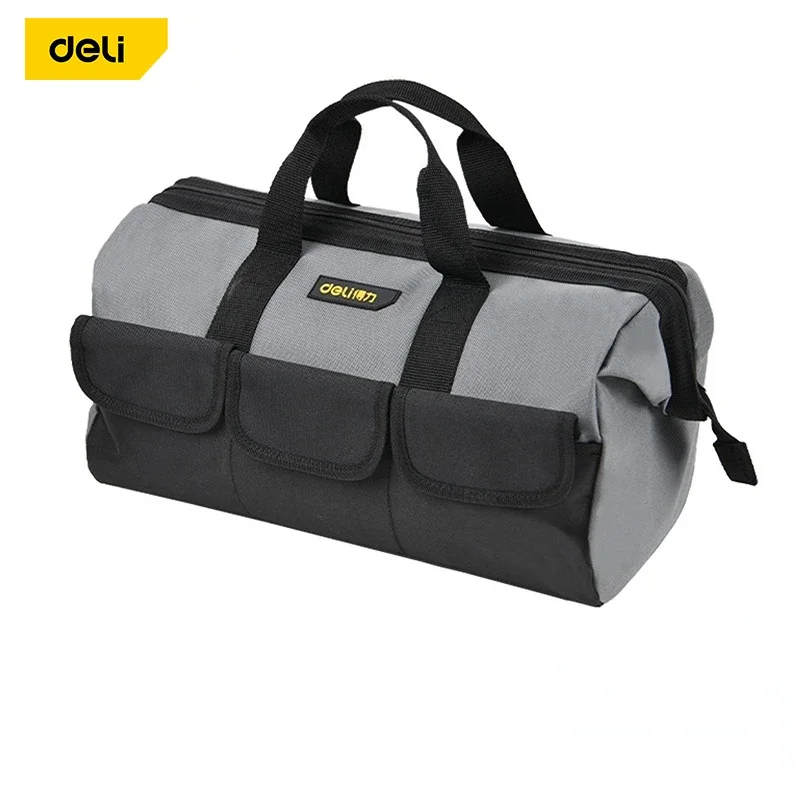 Deli 13/16/18 Inch Oxford Cloth Tool Bag Electrician Tool Kits Men Handle Bag Multifunction Tools Organizers Bags