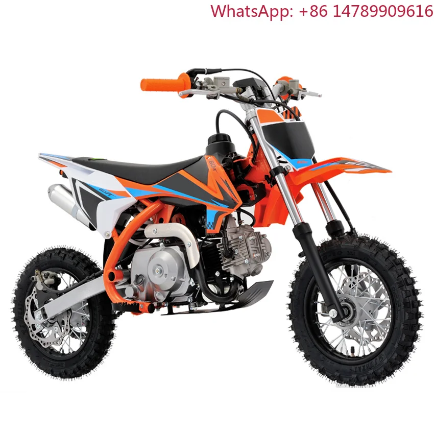 Детский питбайк SocialRidingGroup 70CC, мини-мотоцикл, 4-тактный, с воздушным охлаждением, 70CC, спортивный внедорожный мотоцикл, легкий детский мотоцикл