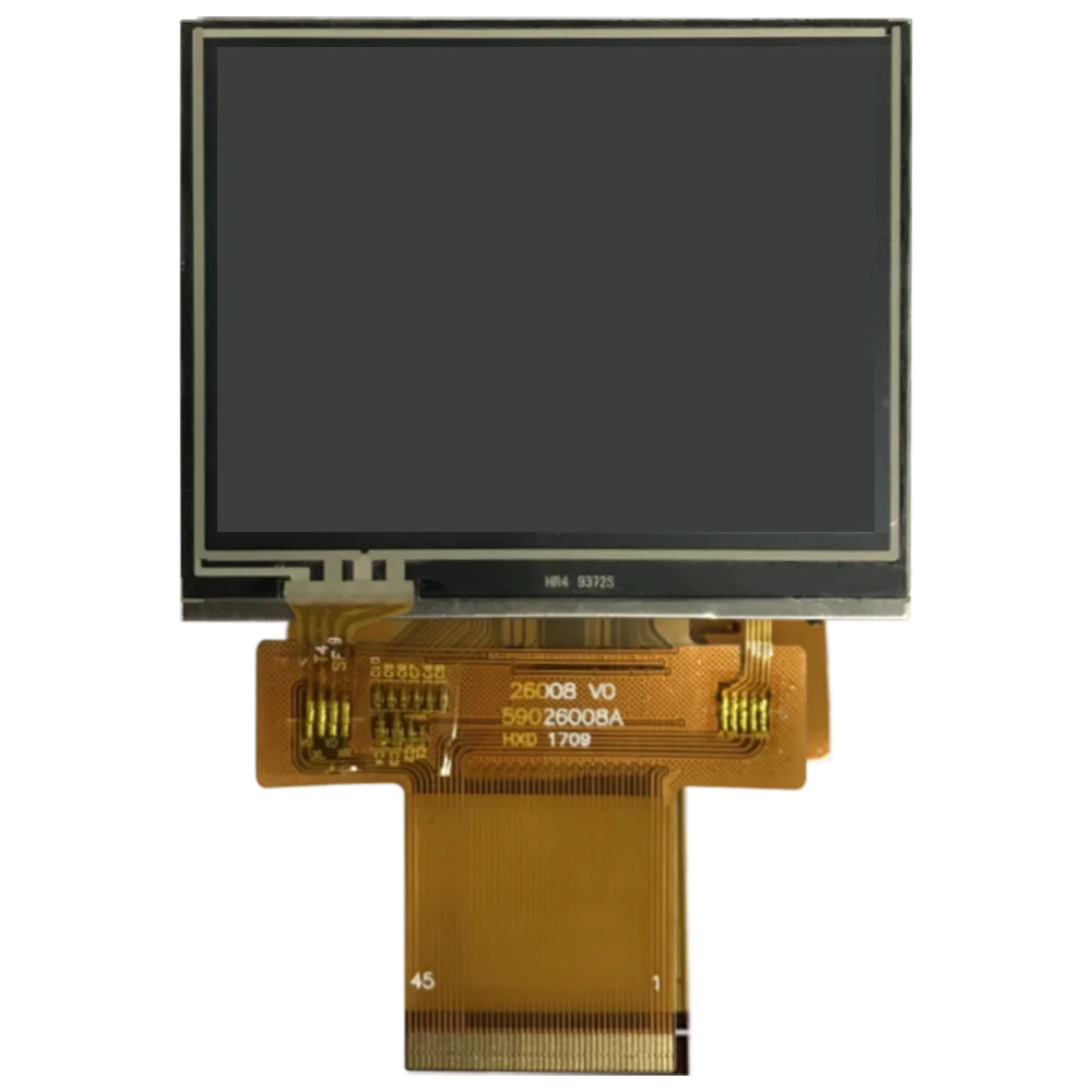 2.6inch 320x240 landscape LCD display Register touch Handheld device MCU/SPI/RGB TN viewing angle ILI9342C Square type display